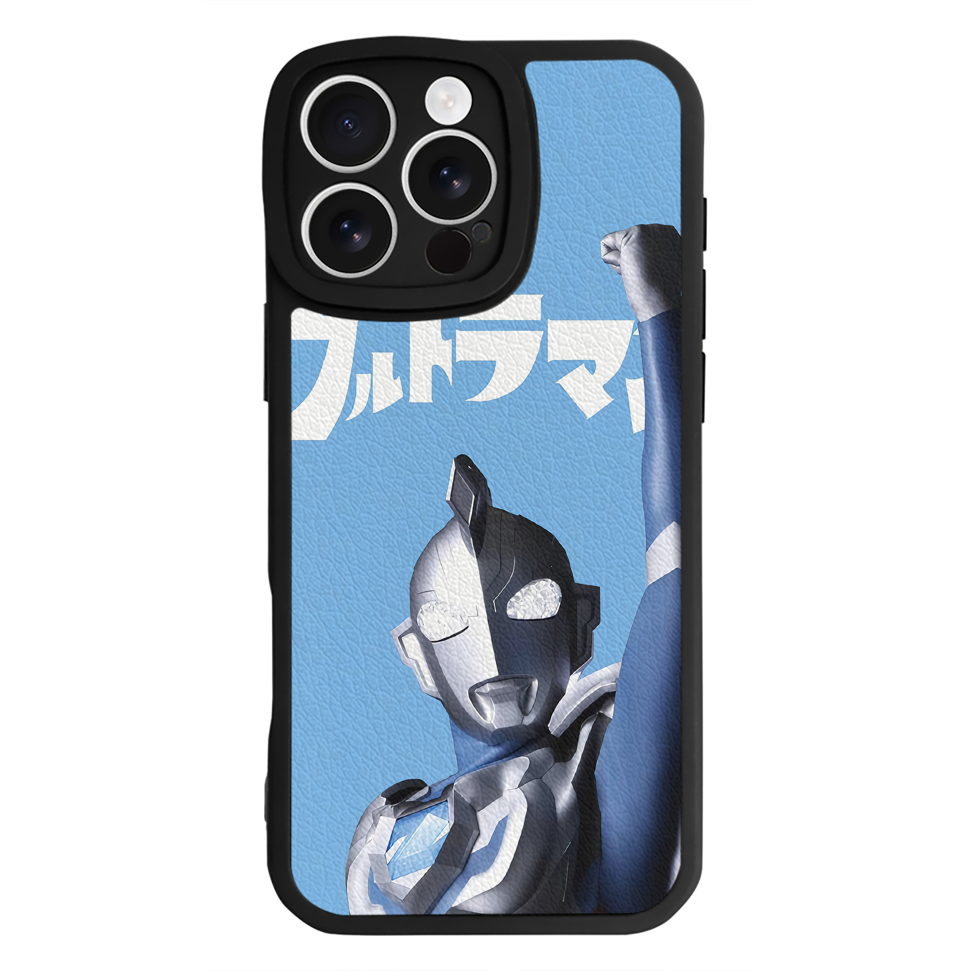 （画像用） ウルトラマン Ultraman 【iPhone 16シリーズ対応】シリコンスマホケース（レザー調） 材質：シリコン